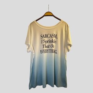 Torrid Women’s White Graphic Tee Size 2X